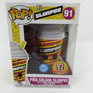 Funko Pop 91 Piña Colada Slurpee 7 Eleven Exclusive Glitter Vinyl‎ Figure